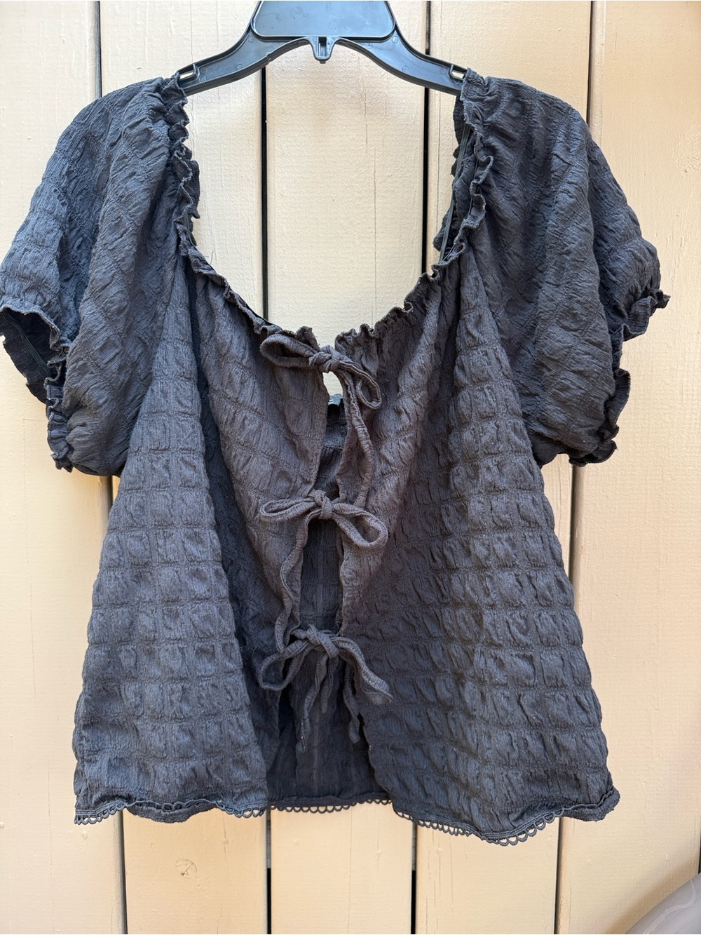 Talent Plus Size Black Open Cardigan, Tunic or Blouse Size 3X